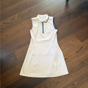Sleeveless GFore Golf Dress with blue trim